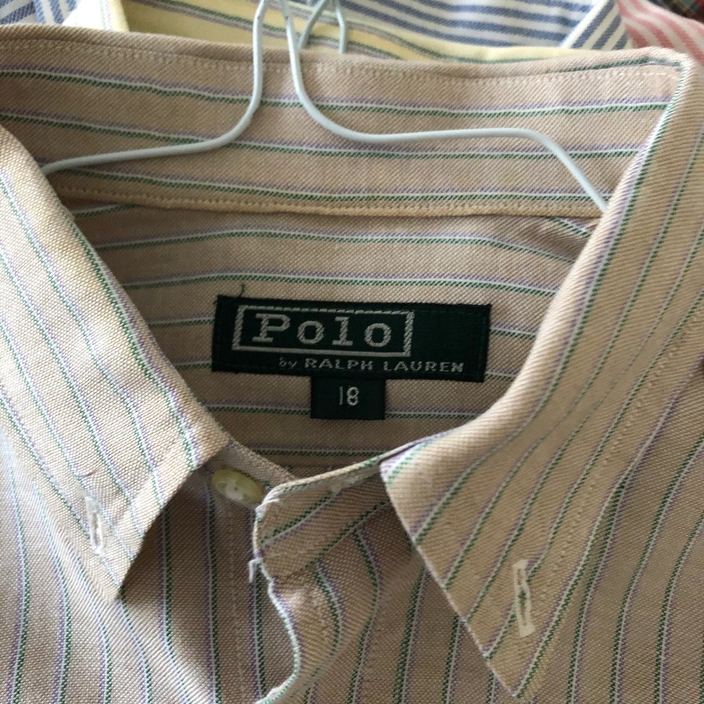 Ralph Lauren Button Down Shirt Boy Size 18
